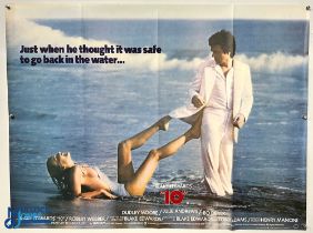 Original Movie/Film Poster – 1979 “10” Blake Edwards (x2) 40x30” approx. light folds, creases,