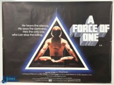 Original Movie/Film Poster – 1978 A Force of One 40x30” approx. folds, small tears at edge,