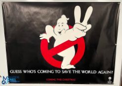 Original Movie/Film Poster – 1988 Ghost Busters 2 Teaser – Coming this Christmas! 40x30” approx.