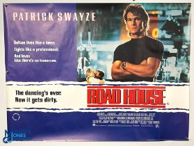 Original Movie/Film Poster – 1989 Road House 40x30” approx. creases apparent, kept rolled Ex