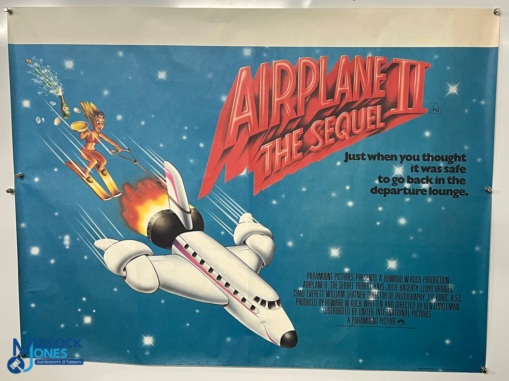 Original Movie/Film Posters (3) – 1980 Airplane, 1982 Airplane II and 1983 National Lampoons - Image 2 of 3