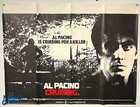 Original Movie/Film Poster – 1980 Al Pacino Cruising 40x30” approx. creases apparent, kept rolled Ex