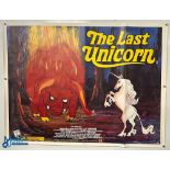 Original Movie/Film Posters (2) – 1980 The Last Unicorn, 1981 Priest of Love, 40x30” approx.