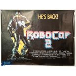 Original Movie /Film Poster 1990 Robocop 2 40x30” approx. creases apparent, kept rolled Ex Cinema