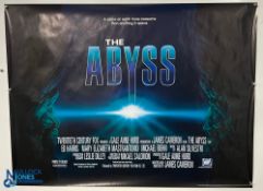 Original Movie/Film Poster – 1989 The Abyss 40x30” approx. creases apparent, kept rolled Ex Cinema