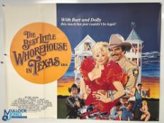 Original Movie/Film Poster – 1982 The Best Little Whorehouse in Texas 40x30” approx., light folds,