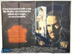 Original Movie/Film Poster – 1982 Burt Reynolds in Sharky’s Machine 40x30” approx. folds, creases,