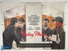 Original Movie/Film Poster – 1983 Trading Places 40x30” approx. small nicks at edges, folds, kept