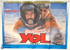 Original Movie/Film Poster –1982 Yol The Way 40x30” approx. small tear, folds, creases apparent,
