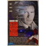 Selection of Movie / Film Posters (8) features Clear and Present Danger (Harrison Ford), Fearless,
