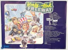 Original Movie/Film Poster – 1981 Honky Tonk Freeway 40x30” approx. folds, creases apparent, kept