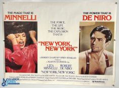 Original Movie/Film Posters (2) – 1977 New York New York light folds, creases apparent, plus 1977