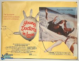 Original Movie/Film Posters (2) – 1984 Bachelor Party and Young Doctors in Love 40x30” approx.