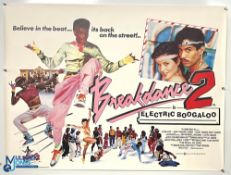 Original Movie/Film Poster – 1984 Breakdance 40x30” approx. creases apparent, kept rolled Ex