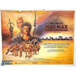 Original Movie/Film Posters (2) 1985 Mad Max Beyond Thunderdome (tear at top) and 1985 Cocoon 40x30”