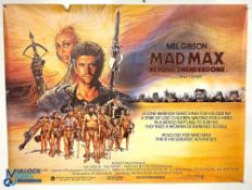 Original Movie/Film Posters (2) 1985 Mad Max Beyond Thunderdome (tear at top) and 1985 Cocoon 40x30”