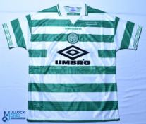 1997-98 Celtic Umbro Premier League Champions Replica Football Shirt, made by Umbro, short