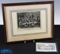 1903/1904 Grimsby Town b&w team group photo (maybe from a magazine-not removed), has neat framing