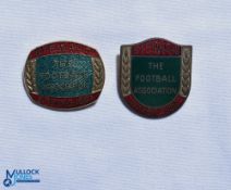 1982 Spring Autum The Football Association Steward FA Enamel Badges, both pin backed (2)