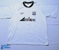 1991-1992 Ayr United FC Home football shirt - Ribero / Arrow. Size 42/44 white, short sleeves