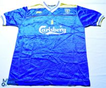 1988 Wimbledon FC home football shirt, FA Cup Finalists - Spall / Carlsberg. Size XL, short sleeves