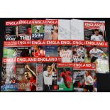 Collection of England international home match programmes to include 2003 Denmark; 2004 Japan/