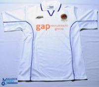 2000-2001 Chester City Away football shirt - Secca / Gap Recruitment group. Size M. White short