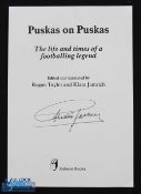 Ferenc Puskás (1927-2006) Autographed Page signed in ink to removed title page of 'Puskas on