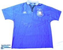 1995 Everton FA Cup Final Commemorative Replica Football Shirt, made by Umbro, short sleeve, size L