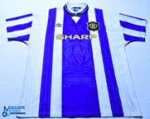 1994-95 Manchester United 3rd Umbro Replica Football Shirt, short sleeve, Sharp sponsor size XL good