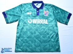 1993-95 Tranmere Rovers Away Replica Shirt, made by RS with Wirral sponsor, short sleeves, size