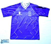 1991 Birmingham City FC home football shirt - Leyland-Daf Cup Final Wembley. Influence. Size 30/