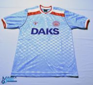 1988-1990 Hamilton Academicals FC Away football shirt - Matchwinner / Daks. Size L, blue, short