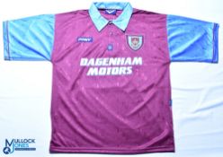 1995 West Ham United Replica Football Shirt, made by Pony, size L, short sleeve as new with tags
