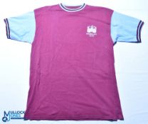 1975 West Ham Wembley Commemorative FA Cup Final Cotton Shirt, short sleeve, size M, made by
