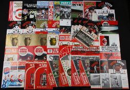 Collection of Manchester United home match programmes to include 1958/59 Blackburn Rovers (poor),