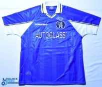 1998 Chelsea FC European Cup Winners Cup Final Commemorative Replica Football Shirt, made by