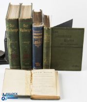 Collection Of 19th Century Railway Books: Drake's Road Book of The Grand Junction Railway 1838- A