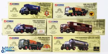 Corgi The Brewery Collection Diecast Commercial Toys (6) to incl' Guinness Highwayman set 16301,