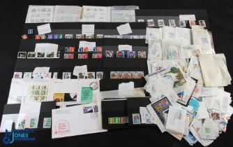 Stamp Collection to include British Mint Stamps 1980-2000, Jersey & Gurnsey mint stamps a few on