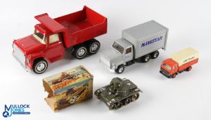 Period Toy Collection, to include a Gama tinplate clockwork tank (no key), Daff diecast truck