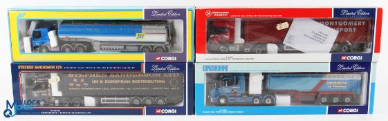 Corgi 1/50 Scale Lorries (4) - 75302 Leyland DAF petrol tanker Jet, CC12912 Scania topline