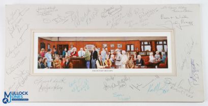 Multi Signed Coronation Street 'The Rovers Return' Print, with signatures of Bill Waddington, Sue