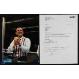 NASA - Autograph - Eugene Kranz - Apollo Flight Director - colour 8x10 signed together with a