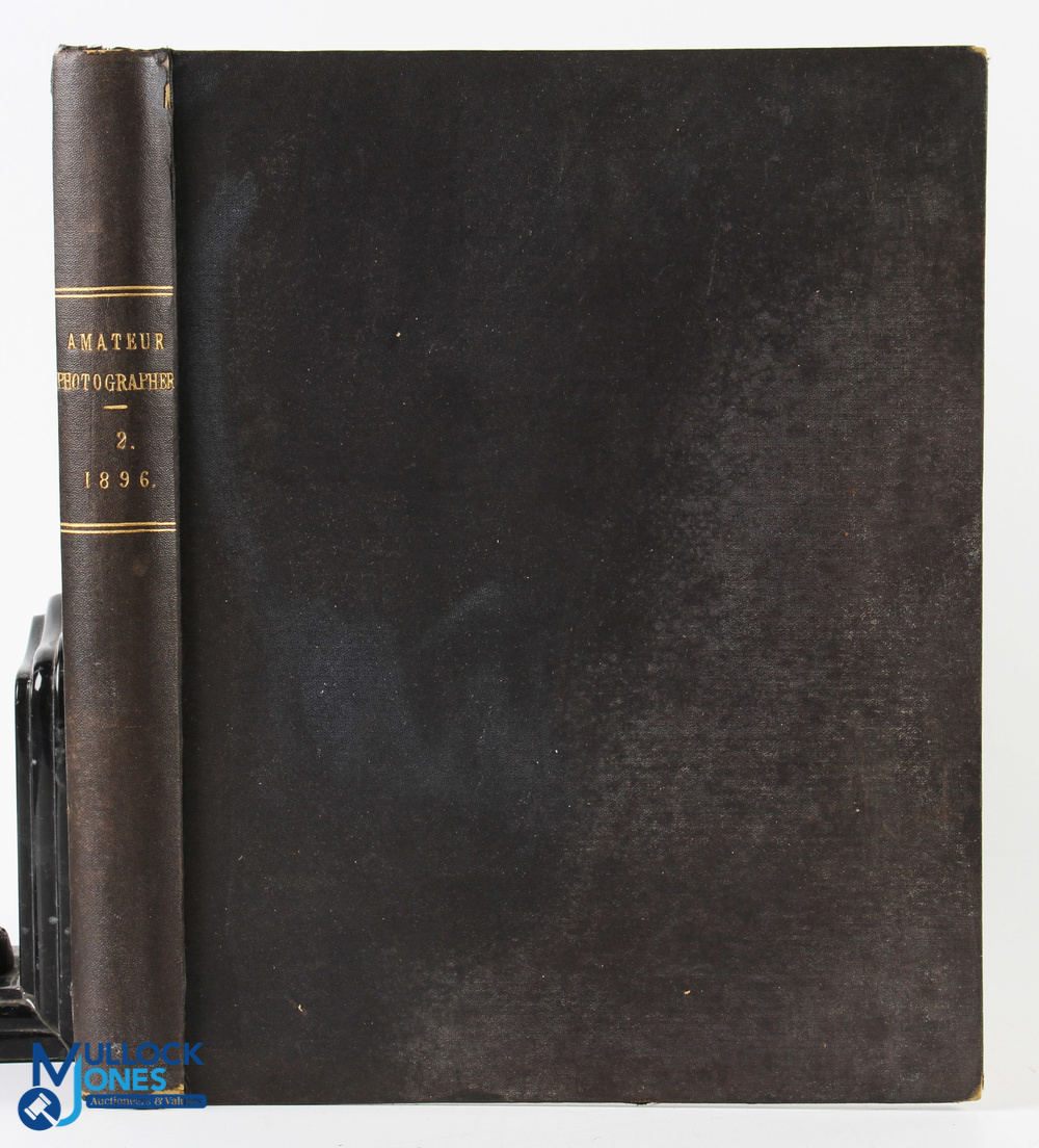 Amateur Photographer 1896 - 6x bound issues in one volume Jul-Dec 1896- In all totalling 524 pages