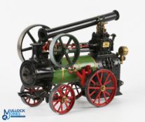 Michael Holden Live Steam Portable Traction Horse Drawn Engine, by Allchin c1976 model No.553, 3/4