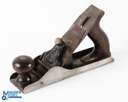 Vintage Stanley No.104 Liberty Bell Plane Type 1, in good used condition, with dated blade 92 -