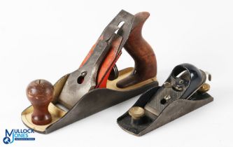 Stanley No. 9 1/2 Block plane made in USA, plus a Two Tone OH% plane made in USA, both in good