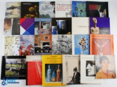 Ephemera - modern art - a fine collection of catalogues for art exhibitions and sales, with
