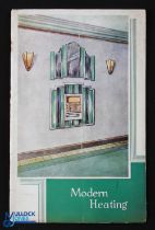 Modern Heating, The Croydon Gas Company January 1935- A 44 page book illustrating and detailing